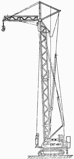 Башенно-стреловое исполнение крана СКГ-401